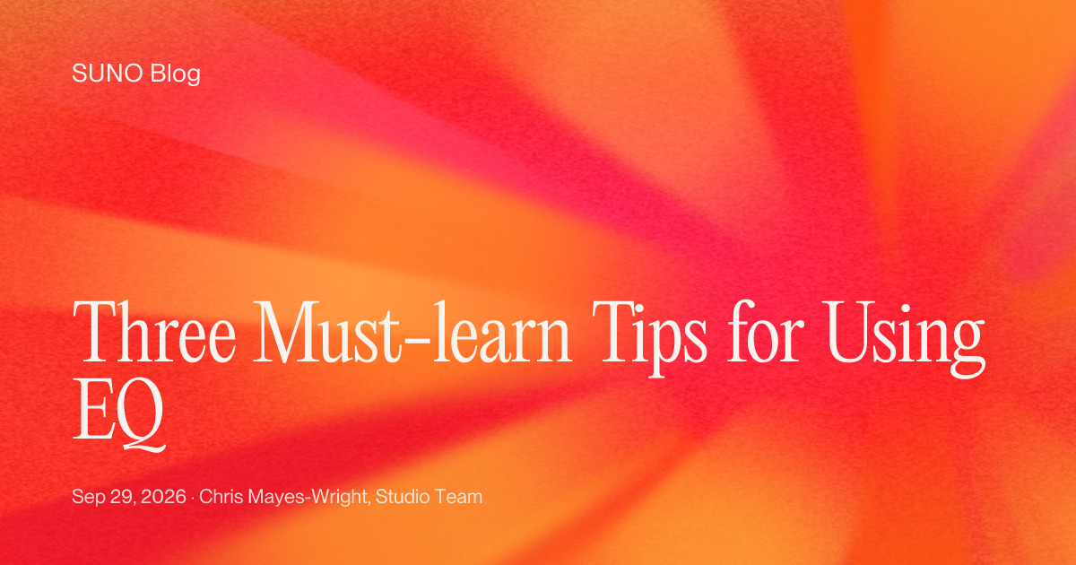 Three Must-learn Tips for Using EQ