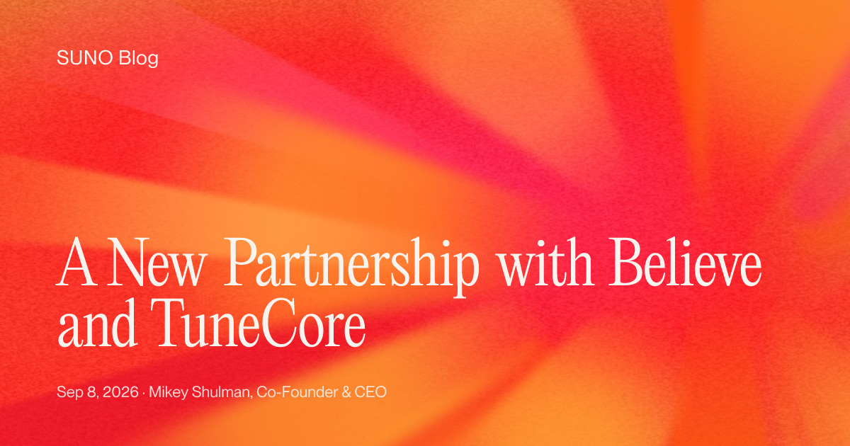 A New Partnership with Believe and TuneCore