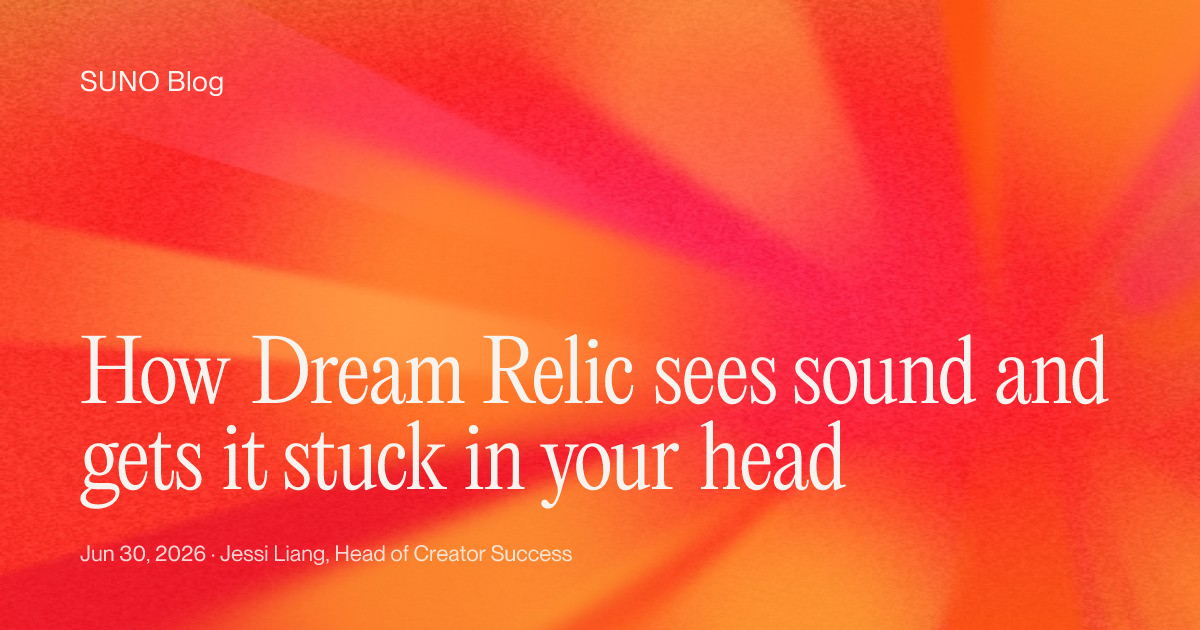 How Dream Relic sees sound and gets it stuck in your head