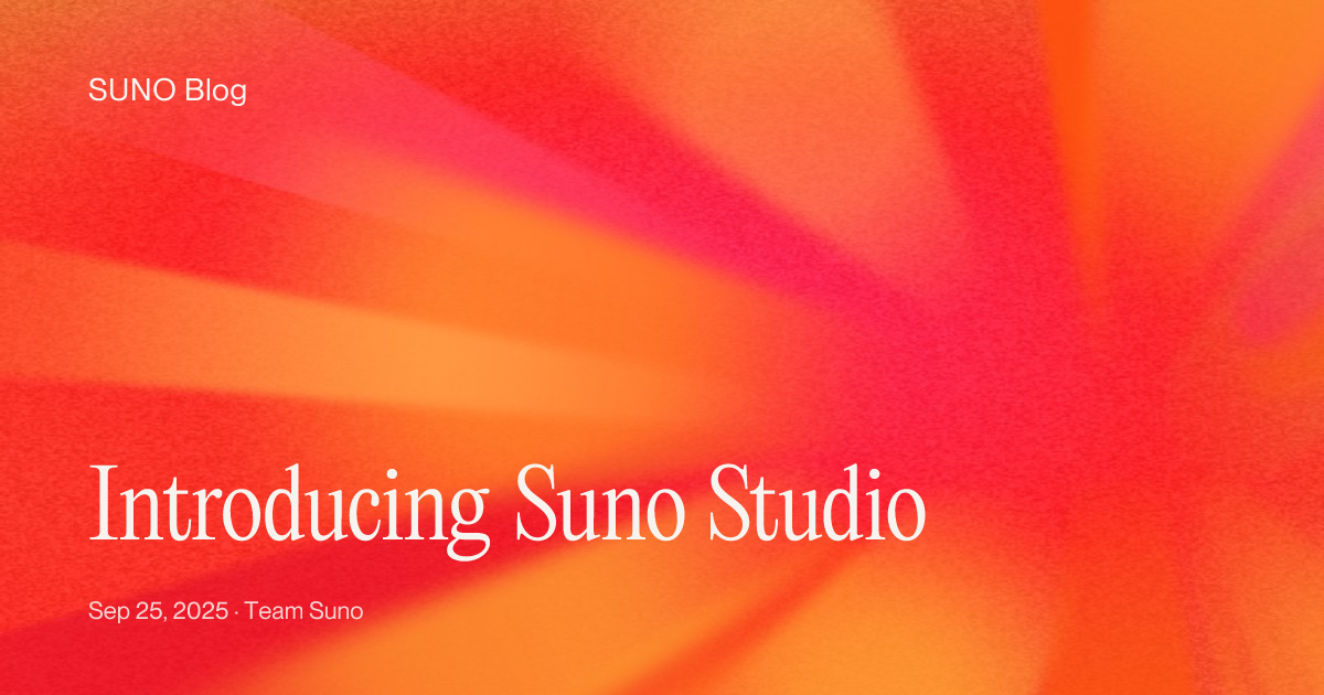 Introducing Suno Studio