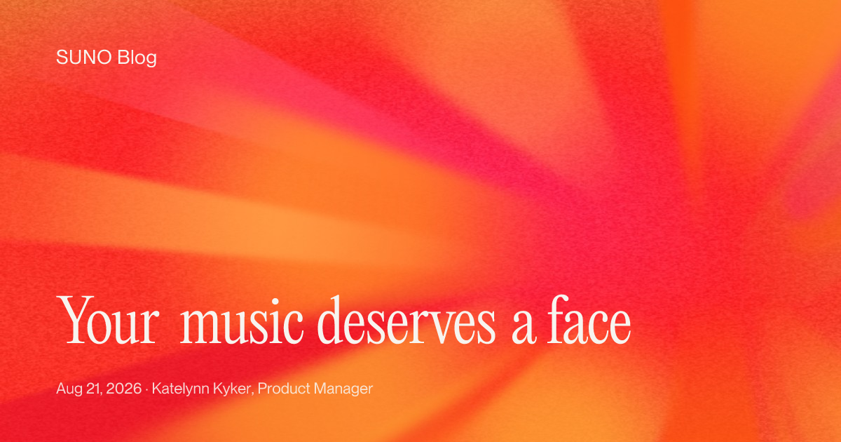 Your music deserves a face