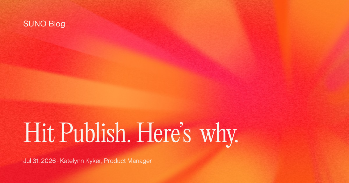 Hit Publish. Here’s why.