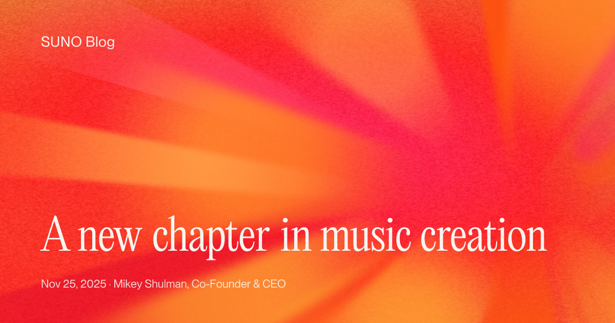 A new chapter in music creation